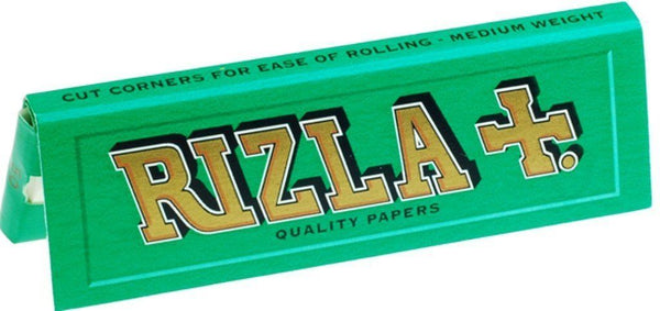 RIZLA Green Regular 100 Packs - Premium Rolling Papers